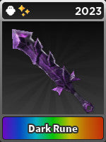 Knife- Dark Rune